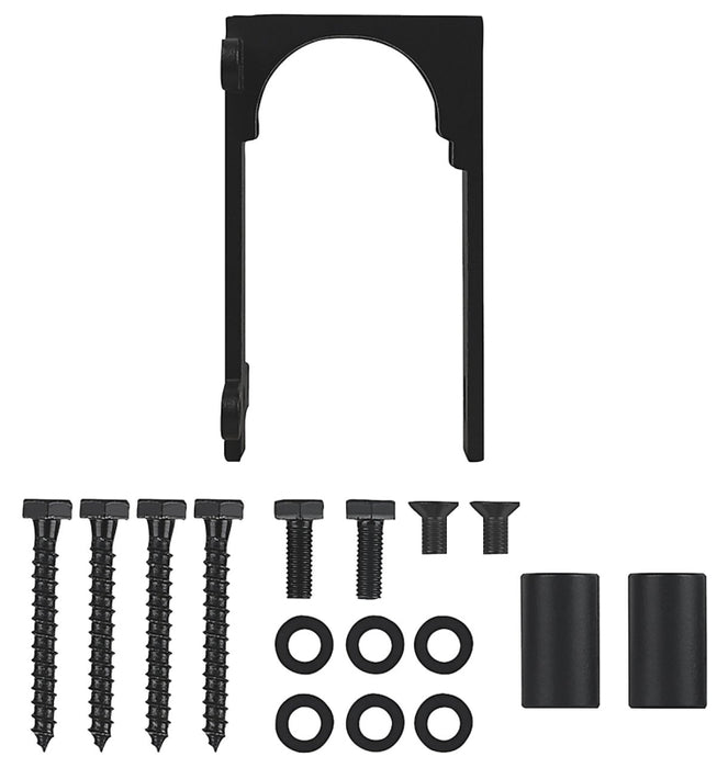 National Hardware N700-115 Bypass Bracket Kit, Steel, Matte Black