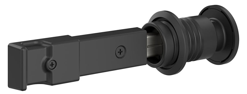 National Hardware N700-150 Barn Door Lock, Matte Black, Steel/Zinc, 1-11/16 in Dia Knob