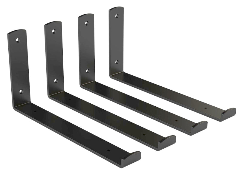 National Hardware N900-002 Floating Shelf Hardware Kit, 50 lb, 11-13/16 in L, 5-29/32 in H, Steel, Matte