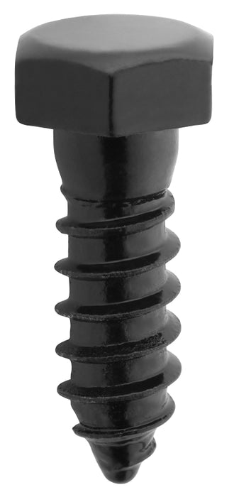 National Hardware V1864 Series N800-123 Lag Screw, 1/2 in Thread, 1-1/2 in L, Steel, Black Powder-Coated/Galvanized