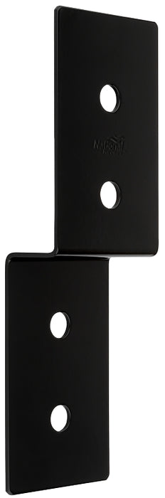 National Hardware N800-204 Stud-Plate Tie, 10 in L, 3 in W, Steel, Storm Shine Powder-Coated