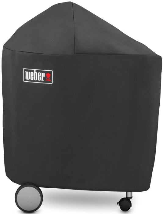 Weber 7151 Grill Cover, 25 in W, 40 in H, Polyester, Black