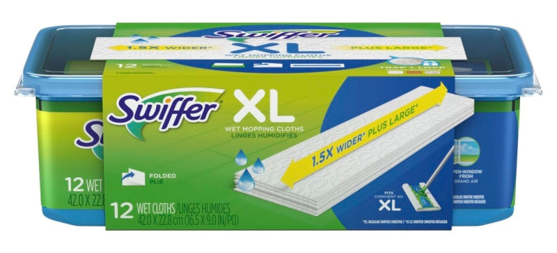 Swiffer COLORmaxx 74471 Wet Mopping Pad, XL Headband