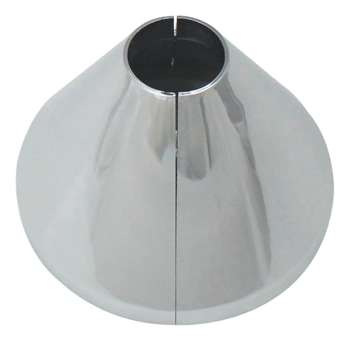 Keeney K857-21 Klip-On Deep Flange, Plastic, Chrome Plated, For: 1/2 in Iron Pipe