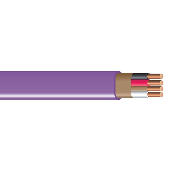 Southwire 63947672 Sheathed Cable, Yellow Sheath, 12 AWG Wire, 3-Conductor, 250 ft L, PVC Insulation