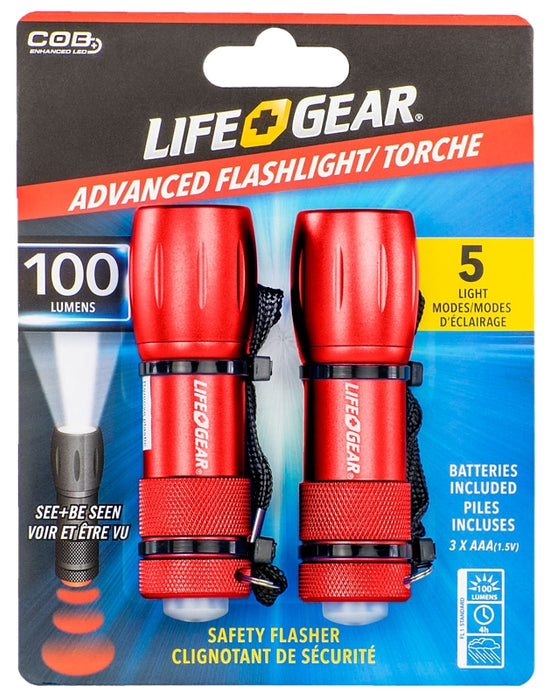 LifeGear LG09-60660-SA4 Mini Max Flashlight, AAA Battery, Alkaline Battery, LED Lamp, 160 Lumens