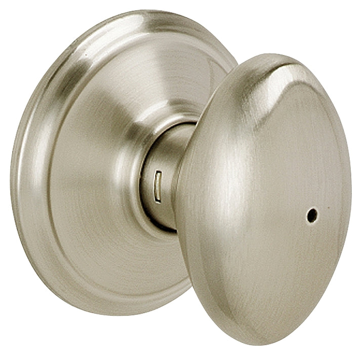 Schlage F Series F40VSIE619 Privacy Lever, Mechanical Lock, Satin Nickel, Knob Handle, Metal, Residential, 2 Grade