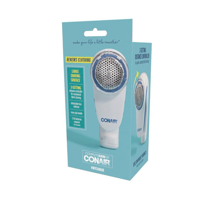 Conair CLS1X Fabric Shaver, Battery, White Housing