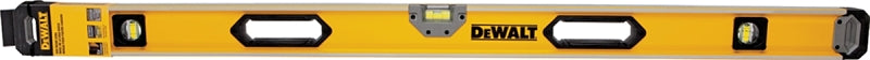 DEWALT DWHT43049 Box Beam Level, 48 in L, 3-Vial, 2-Hang Hole, Magnetic, Aluminum