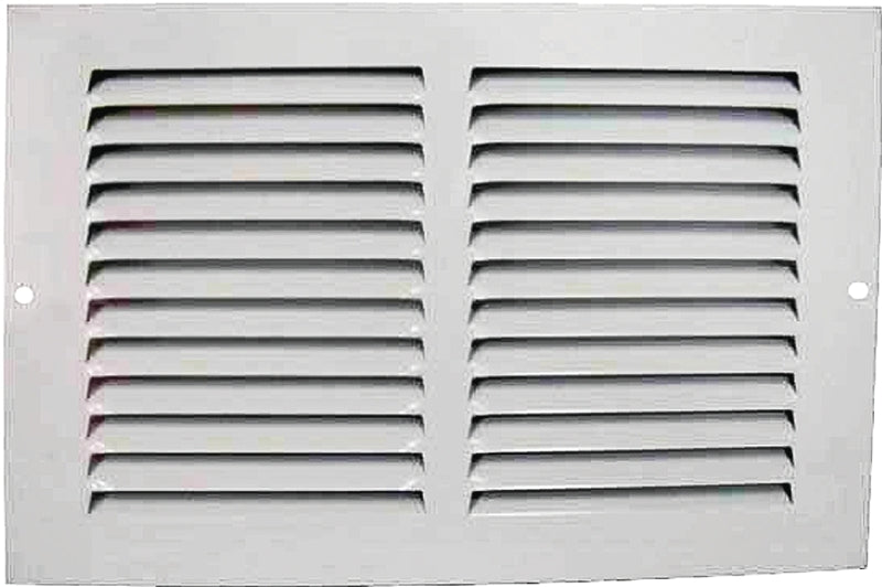 ProSource 1RA1006 Air Return Grille, 11-3/4 in L, 7-3/4 in W, Rectangle, Steel, White, Powder Coated