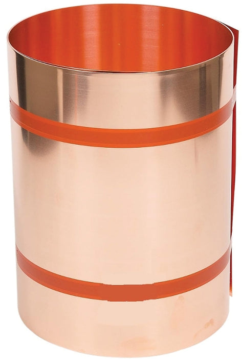 Amerimax 67514 Flashing Roll, 25 ft OAL, 14 in OAW, Copper