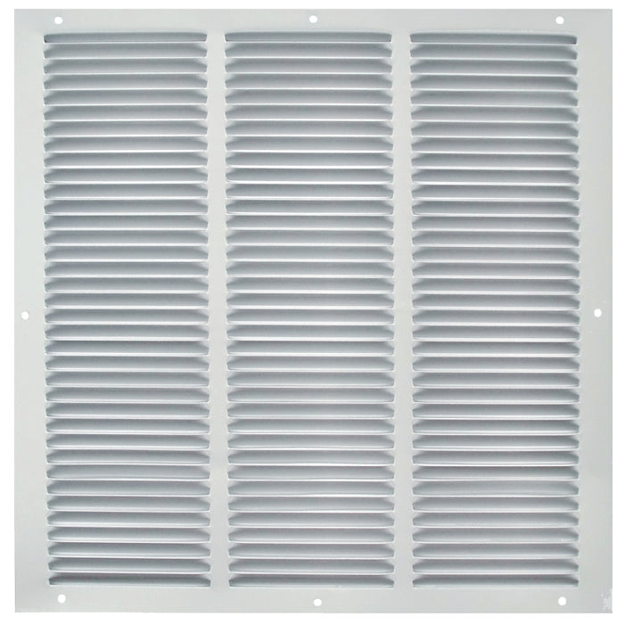 ProSource 1RA1818 Air Return Grille, 19-3/4 in L, 19-3/4 in W, Square, Steel, White, Powder Coated