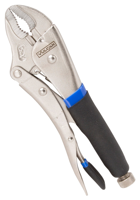 Vulcan JL-NP022 Locking Plier, 10 in OAL, Cushion-Grip Handle