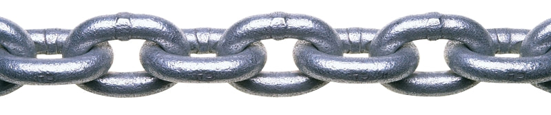 Baron PC30516HDGP Proof Coil Chain, 5/16 in, 92 ft L, 30 Grade, Carbon Steel, Hot-Dipped Galvanized