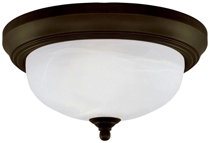 Westinghouse 64291 Flush Mount Ceiling Fixture, 2-Lamp, Oil-Rubbed Bronze Fixture