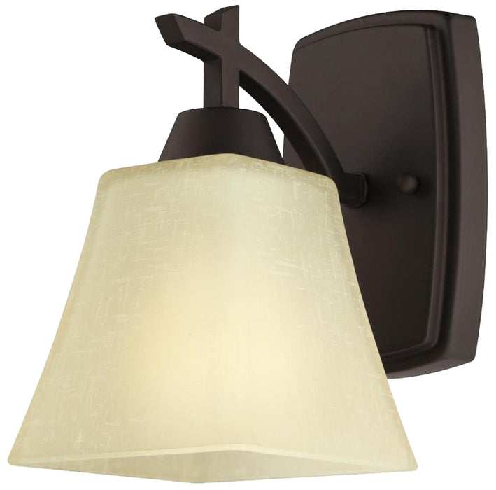 Westinghouse Midori Series 63073 Indoor Wall Fixture, 1-Lamp, Oil-Rubbed Bronze Fixture