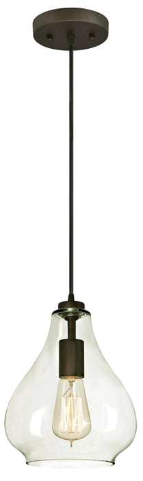 Westinghouse 6102600 Adjustable Mini Pendant, 1-Lamp, Oil-Rubbed Bronze Fixture