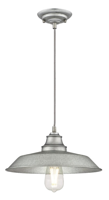 Westinghouse Iron Hill Series 6354600 Pendant Light, 120 V, 1-Lamp, Incandescent, LED Lamp, Steel Fixture