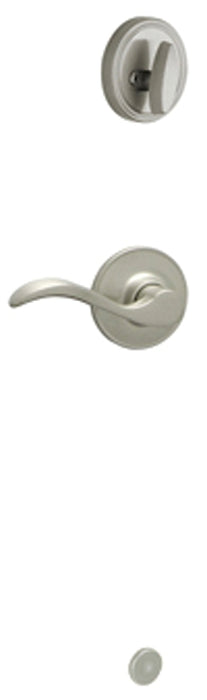 Schlage J Series JH59SEV619RH Handleset Interior Trim, 3 Grade, Mechanical Lock, Metal, Satin Nickel, Lever Handle