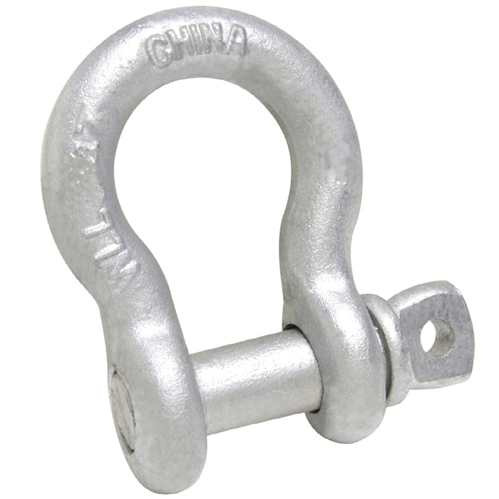 Baron 193LR-1/4 Anchor Shackle, 0.5 ton Working Load, Steel, Galvanized