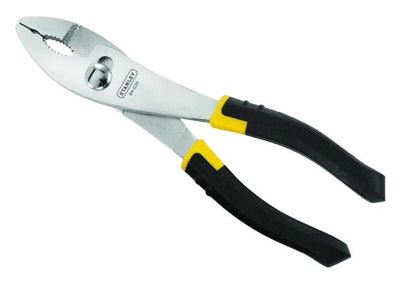 STANLEY 84-026 Slip Joint Plier, 8-3/8 in OAL, 43/64 in Jaw Opening, Ergonomic Handle, 7/8 in W Jaw, 1-3/8 in L Jaw