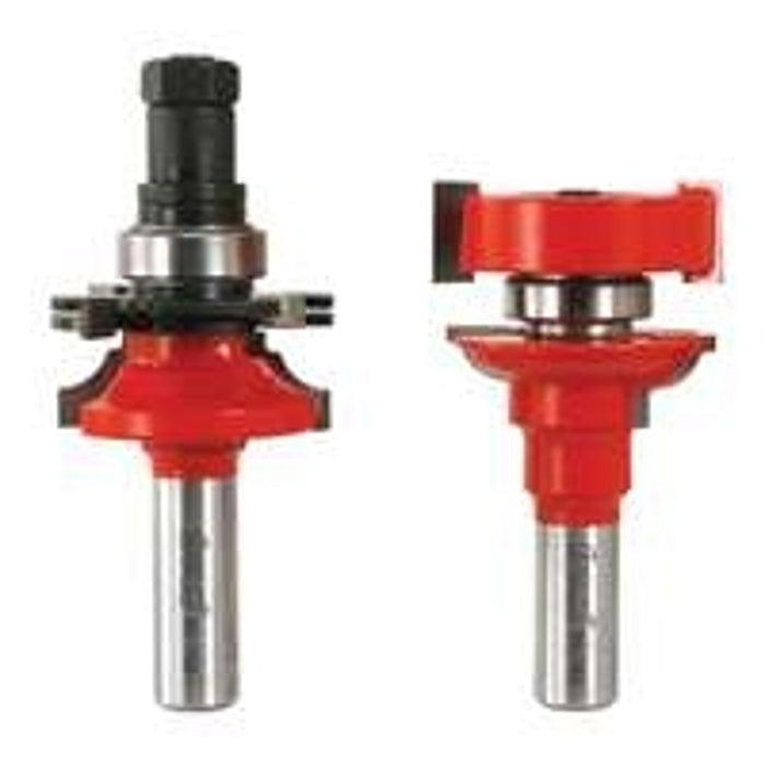 Freud 99-763 Router Bit Set, 3-3/4 in OAL, 1/2 in Dia Shank, Carbide, For: 99-863 Adjustable Rail and Stile Bit