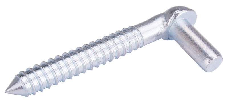 ProSource LR096 Screw Hook, 3/4 in Thread, 6 in L, Steel, Zinc