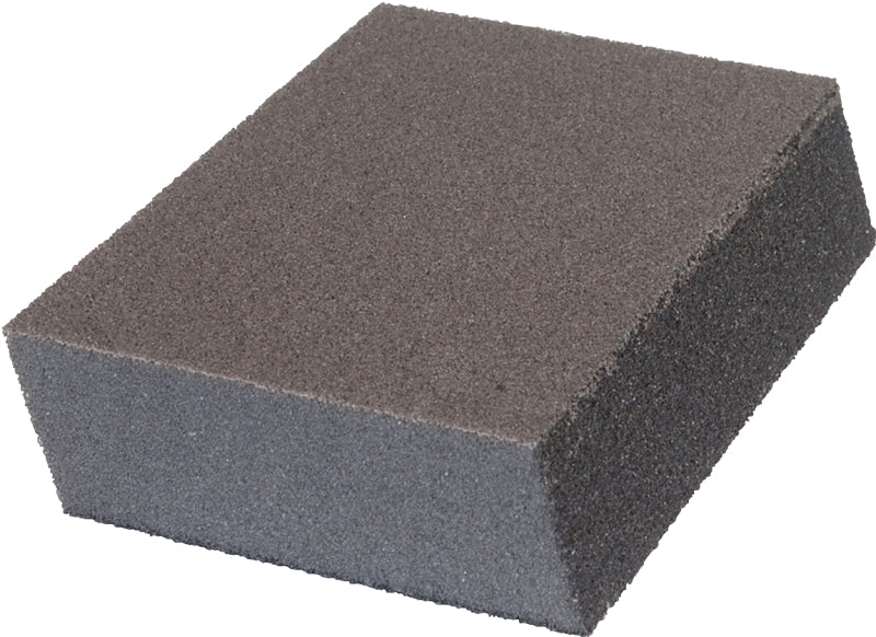 Norton MultiSand 02082 Sanding Sponge, 4-7/8 in L, 2-7/8 in W, Fine, Medium