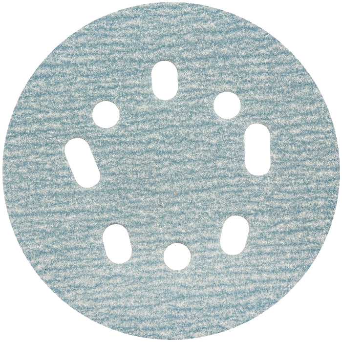 Norton ProSand Series 07660768329 Vacuum Disc, 5 in Dia, Coated, 60 Grit, Coarse, Zirconia Alumina Abrasive, 8-Hole