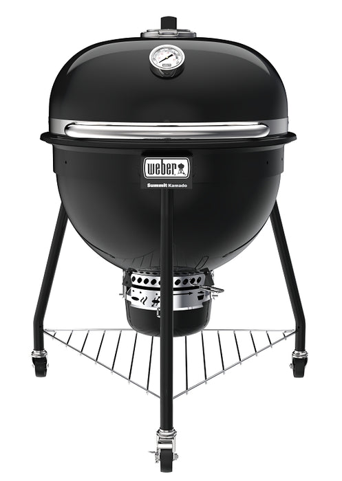 Weber Summit Kamado E6 18201001 Charcoal Grill, 2-Grate, 452 sq-in Primary Cooking Surface, Black