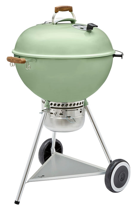 Weber 70th Anniversary Series 19525001 Kettle Charcoal Grill, 363 sq-in Primary Cooking Surface, Diner Green