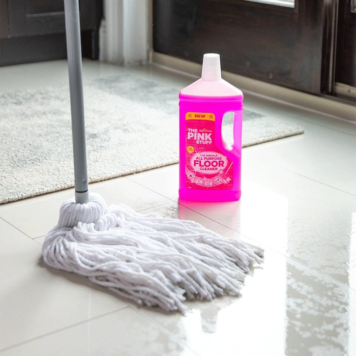 The Pink Stuff Miracle 82375 All Purpose Floor Cleaner, 33.8 fl-oz, Fresh Rhubarb