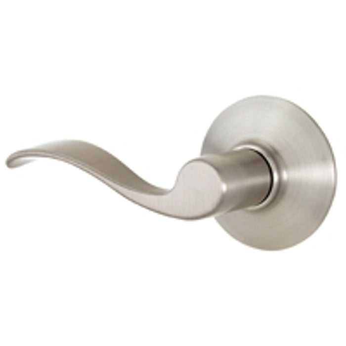 Schlage F Series F170VACC619LH Left Hand Dummy Lever, Mechanical Lock, Satin Nickel, Metal, Residential, Left Hand