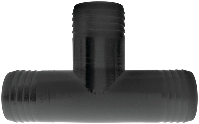 Green Leaf T114P Hose Adapter Tee, Polypropylene, Black