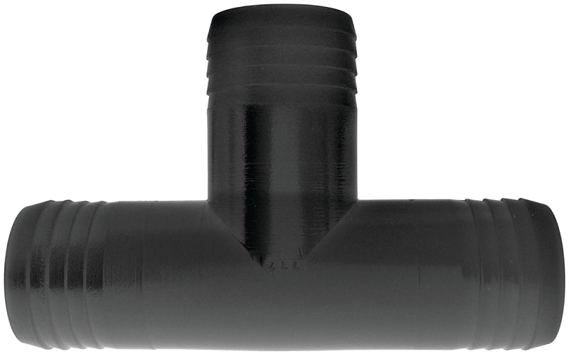 Green Leaf T112P Hose Adapter Tee, Polypropylene, Black