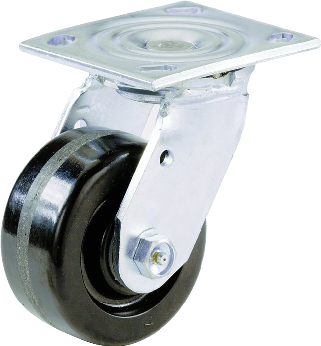 Shepherd Hardware 9774 Swivel Caster, 6 in Dia Wheel, Phenolic Wheel, 840 lb