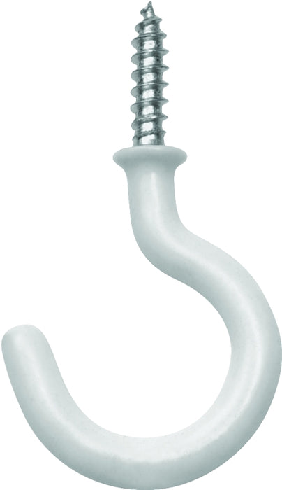 OOK 50352 Cup Hook, 7/8 in L, Vinyl-Coated