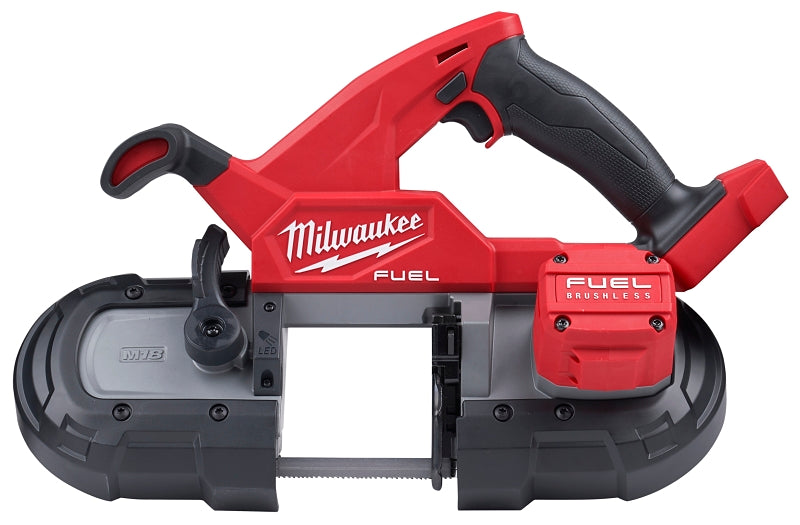 Milwaukee 2829-20 Compact Band Saw, Tool Only, 18 V Battery, 35-3/8 in L Blade, 3-1/4 in Cutting Capacity