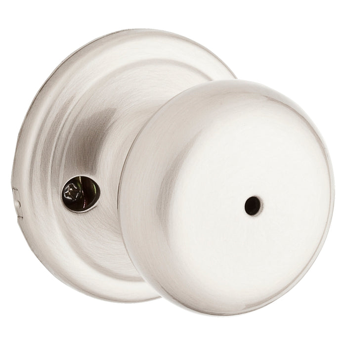 Kwikset Signature Series 730H15RCLRCSBX Privacy Door Knob, Satin Nickel