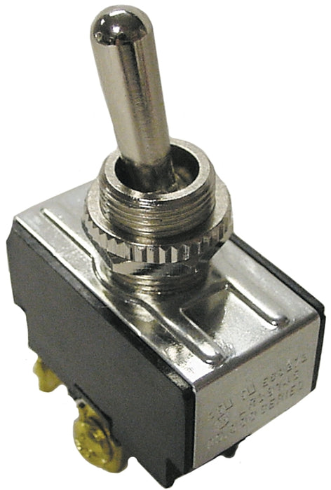 Gardner Bender GSW-10 Toggle Switch, 1-Poles, 125/250 V, SPST, Screw Terminal