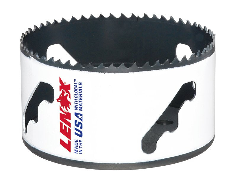 Lenox Speed Slot 3006060L Hole Saw, 3-3/4 in Dia, 1-7/8 in D Cutting, 5/8-18 Arbor, 4, 5 TPI