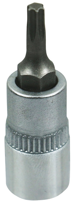 Vulcan 55050027SD Star Bit Socket, T15 Tip, Chrome