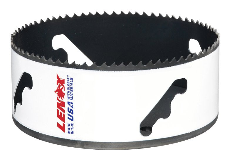 Lenox Speed Slot 3008080L Hole Saw with T3 Technology, 5 in Dia, 1-7/8 in D Cutting, 2L/3L/6L/7L Arbor