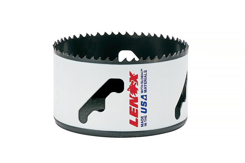 Lenox Speed Slot 3005656L Hole Saw, 3-1/2 in Dia, 1-7/8 in D Cutting, 4/5 TPI, Bi-Metal Cutting Edge