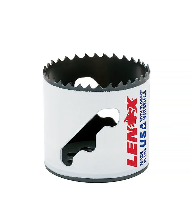 Lenox Speed Slot 3003434L Hole Saw, 2-1/8 in Dia, 1-7/8 in D Cutting, 4/5 TPI, Bi-Metal Cutting Edge