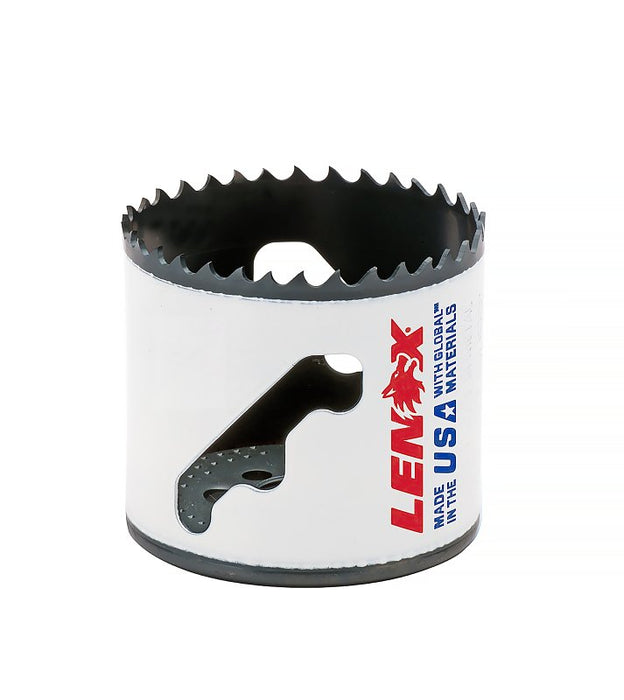 Lenox Speed Slot 3003636L Hole Saw, 2-1/4 in Dia, 1-7/8 in D Cutting, 4/5 TPI, Bi-Metal Cutting Edge