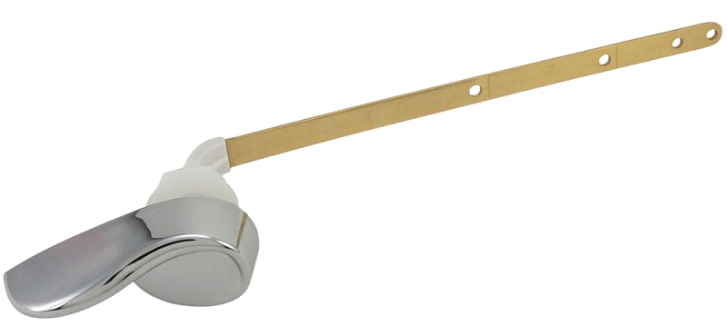 Plumb Pak PP836-63L Toilet Flush Lever, Brass, Chrome, For: All Toilet Tank Lever