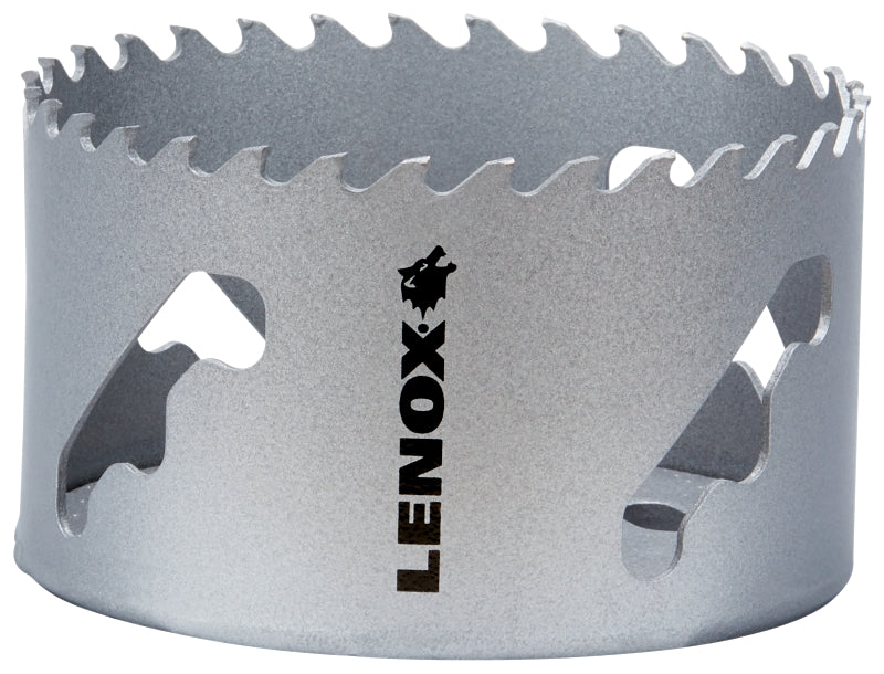 Lenox Speed Slot LXAH3312 Hole Saw, 3-1/2 in Dia, Carbide Cutting Edge