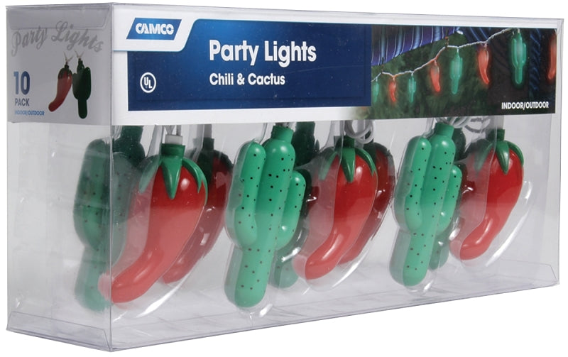 Camco USA 42659 Party Light, 120 V, 10-Lamp