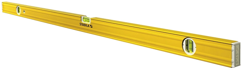 Stabila 29072 AS Level, 72 in L, 3-Vial, Non-Magnetic, Aluminum, Yellow